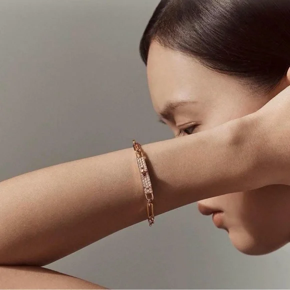 Hermes Gold diamond Bracelet - Picture 5 of 5